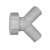 Afløbsforskruning dobbelt 1" x 3/4" x 3/4"