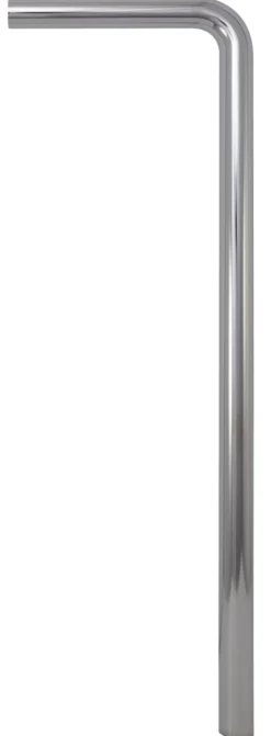 Afløbsvinkel forkromet 220 x 680 mm