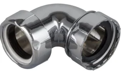 Afløbsvinkel krom 1 1/4" x 32 mm