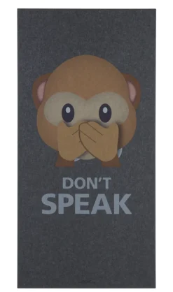 Akustikbillede Art-Acoustic speak 60 x 120 cm - mørk grå