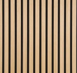 Akustikpanel Quanti light oak 18 x 520 x 2440 mm - Køb i butik