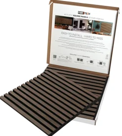 Akustikpanel Square walnut 22 × 520 × 520 mm 2-pk.