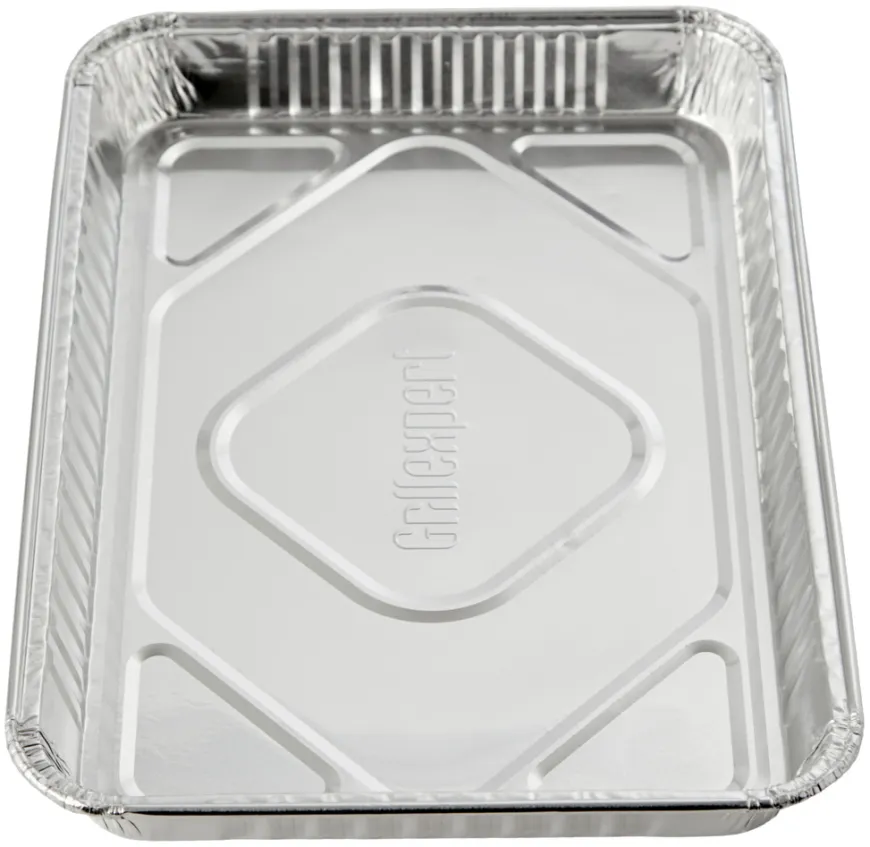 Alubakke 32,5 x 22,5 x 3,2 cm - 5 stk. - Grillexpert®