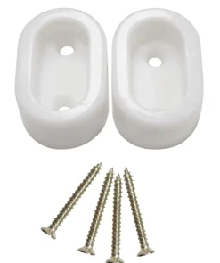 Bøjlestangsholder oval 2 stk.