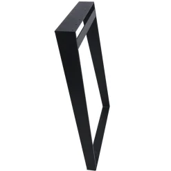 Bordben H74 x B75 cm matsort metal