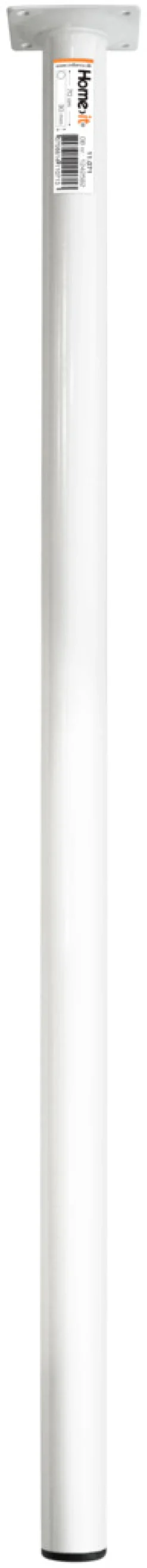 Bordben Ø30 mm x 70 cm hvid