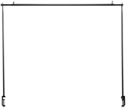 Bordstativ Utah 130-250 x 110 cm sort - Sunlife®