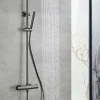 Brusesæt m/termostat Ø250 mm gunmetal