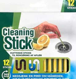 Cleaning sticks til afløb 12-pk.