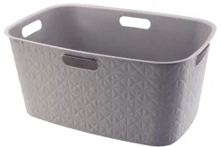 Curver vasketøjskurv 45 liter taupe