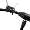 Cykellås wire Ø8 mm x 650 mm - BikeZone®