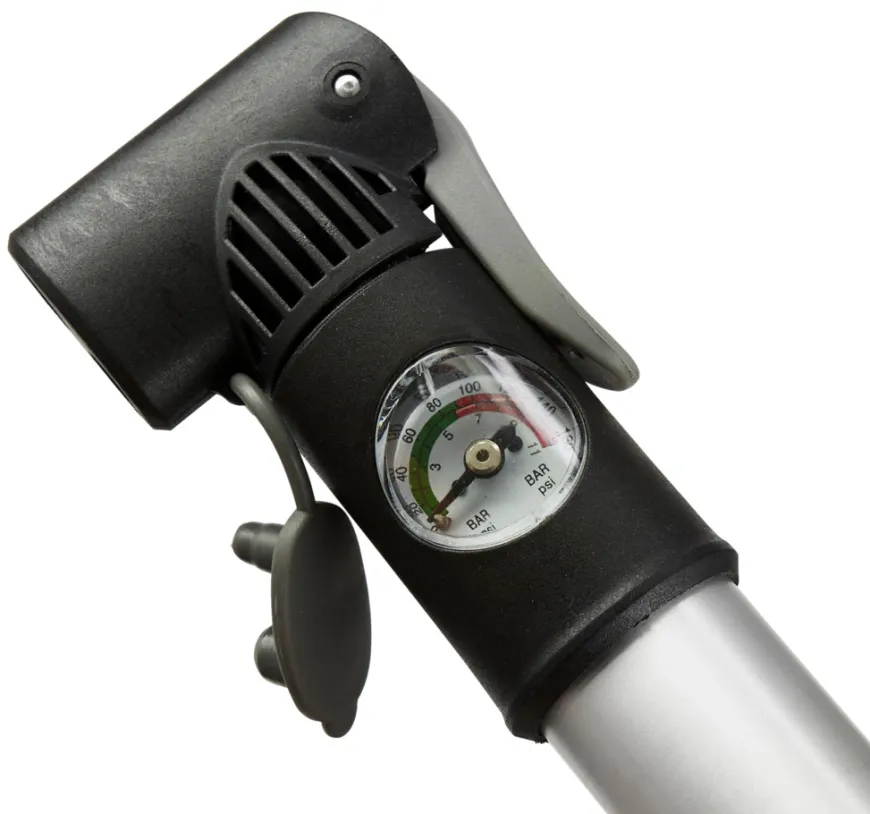 Cykelpumpe mini m/manometer - BikeZone®