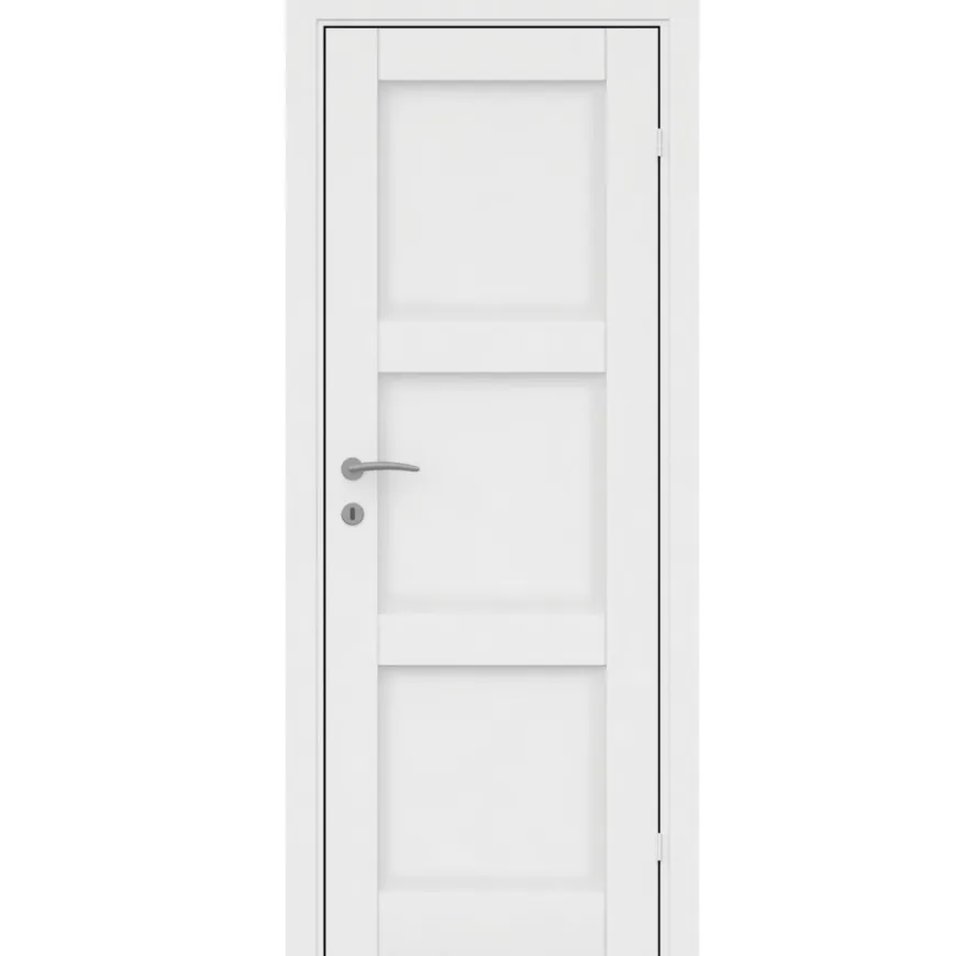 Dør Fashion 3 hvidmalet 62,5 x 204 cm