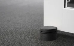 Dørstopper fritstående Ø76 mm sort eg