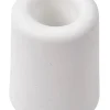 Dørstopper Ø38 x H48 mm hvid plast