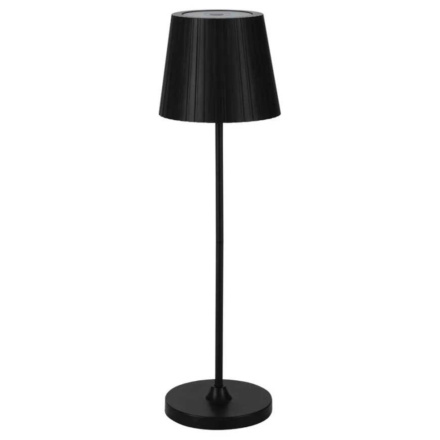 Eglo Cabozo bordlampe genopladelig sort