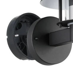 Eglo Chiappera væglampe sort/hvid Ø22 cm