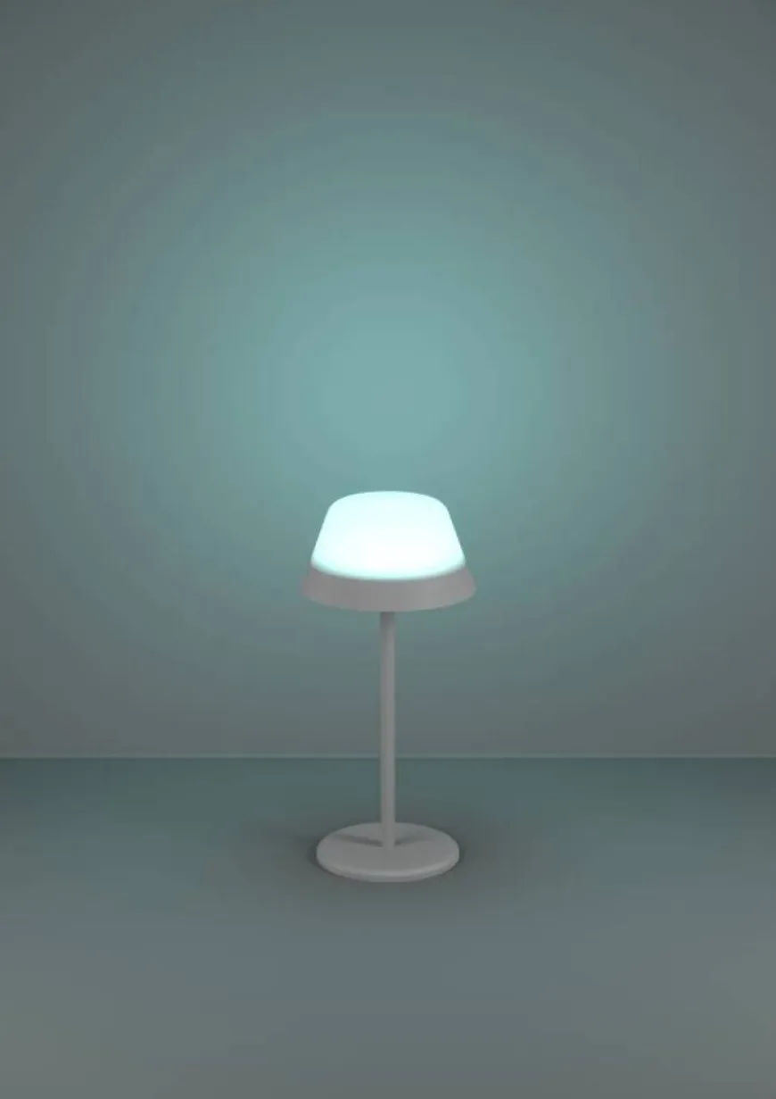 Eglo Meggiano bordlampe grå genopladelig