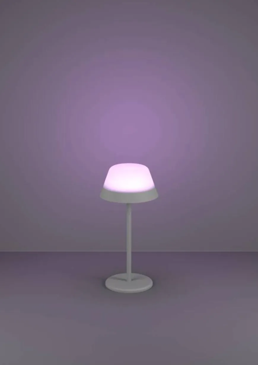 Eglo Meggiano bordlampe grå genopladelig