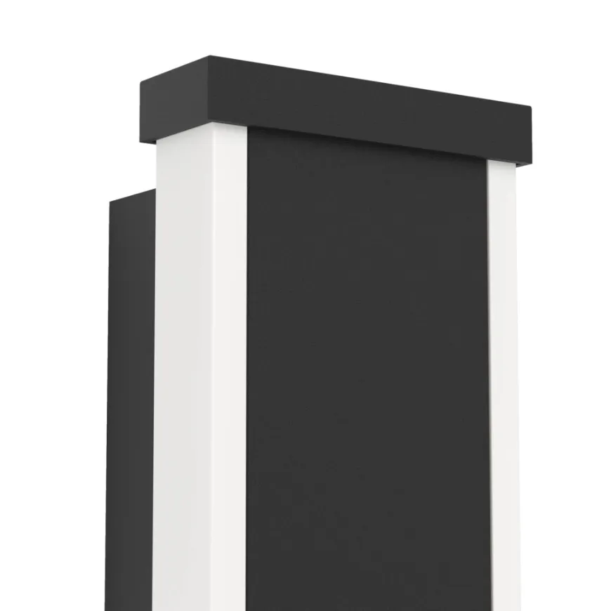 Eglo Neviano væglampe sort 38 cm