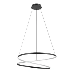 Eglo Ruotale pendel sort Ø70 cm