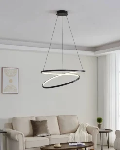 Eglo Ruotale pendel sort Ø70 cm