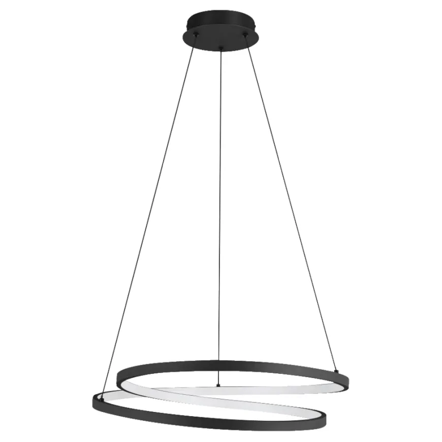 Eglo Ruotale pendel sort Ø55 cm
