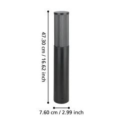 Eglo Salle standerlampe sort 46,5 cm