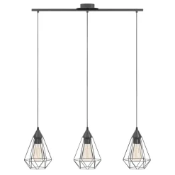 Eglo Tarbes langbordspendel sort 79 cm