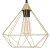 Eglo Tarbes pendel børstet messingfinish Ø32,5 cm