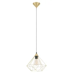 Eglo Tarbes pendel børstet messingfinish Ø32,5 cm