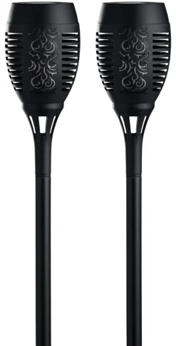 Fakler med solceller Ø9 x H58 cm 2-pk. - Garden®