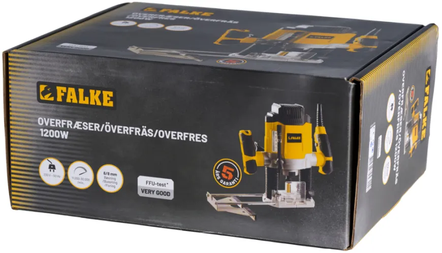 Falke® overfræser 1200 W