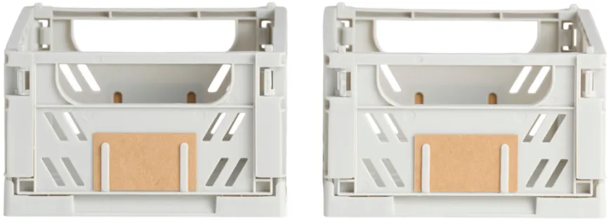 Foldekasse hvid 1,2 liter 2-pk. - DAY