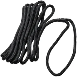 Fortøjningsline sort Ø12 mm x 6 meter