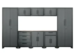 Garageopbevaringsmøbel H192,5 x B330 x D47,2 cm