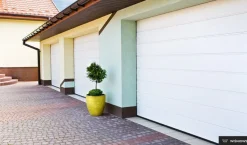 Garageport 240 x 212,5 cm med portautomatik High Rip W