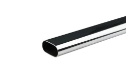 Garderobestang forkromet 1 meter