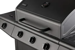 Gasgrill 3 brændere og sidebrænder sort - Grillexpert®