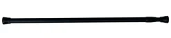 GEYSER® forhængsstang sort 70-120 cm Ø22 mm