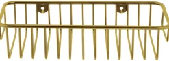 GEYSER® trådhylde mat guld 25 x 12 x 5,5 cm