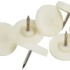 Glidesøm Ø25 mm hvid plast - 24 stk.