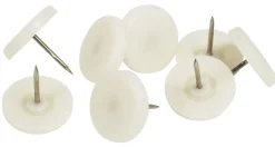Glidesøm Ø30 mm hvid plast - 8 stk.