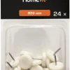 Glidesøm Ø20 mm hvid plast - 24 stk.