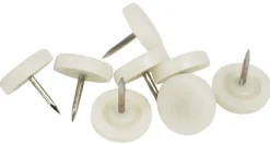 Glidesøm Ø20 mm hvid plast - 24 stk.