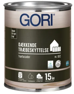 GORI 612 dækkende træbeskyttelse kridt 0,75 liter