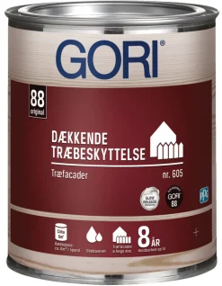 GORI 605 dækkende træbeskyttelse kridt 0,75 liter