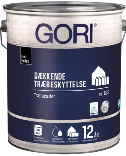GORI 606 kulsort dækkende træbeskyttelse 5 liter