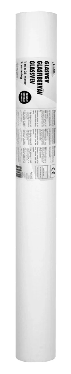 Grundet glasvæv 25 meter - LUXI®