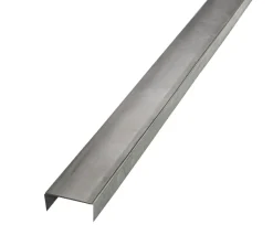 Gulv- og loftskinne med foam, U-profil 95 mm